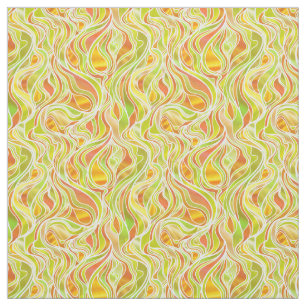 Tissu Verre Abstrait Jaune