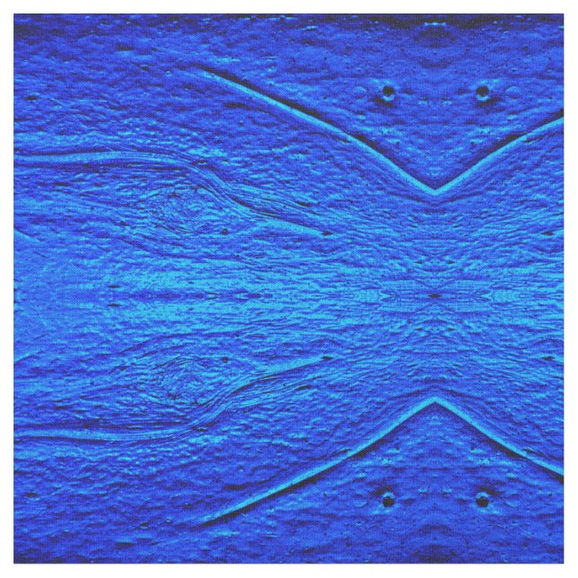 Tissu Verre de l'église en bleu (Fermer)