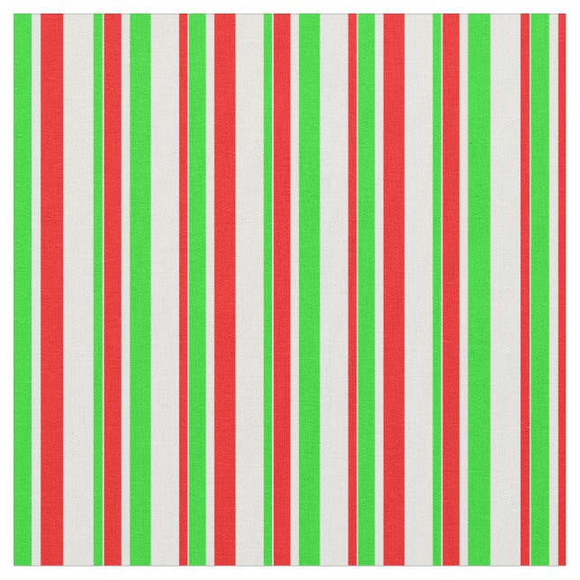 Tissu Vert, blanc, rouge, couleur de Noël inspiré (Fermer)