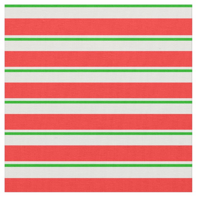 Tissu Vert, blanc, rouge, couleurs de Noël (Fermer)