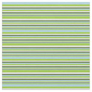 Tissu Vert, Bleu clair, Olive foncé Vert & Cyan clair