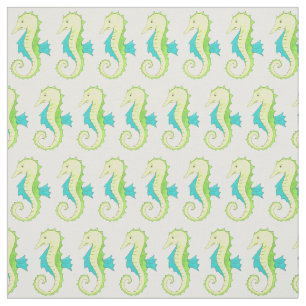 Tissu Vert Bleu Seahorse Sea Horaires Ocean Beach Animal