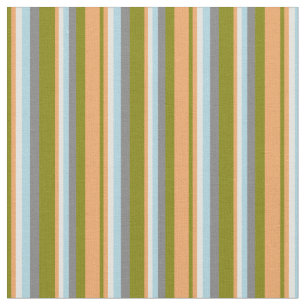 Tissu Vert, Brown, Cyan clair, Bleu clair et gris