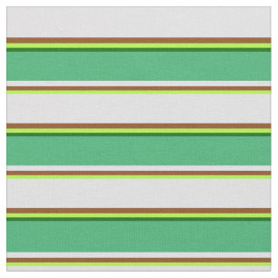 Tissu Vert, Brown, Lavande, Vert de mer et Vert foncé