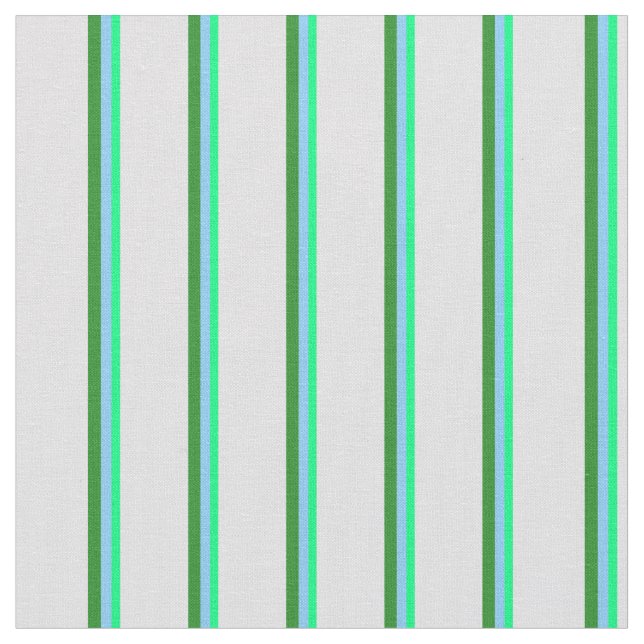 Tissu Vert, Ciel clair, Vert Forêt & Lavande (Fermer)