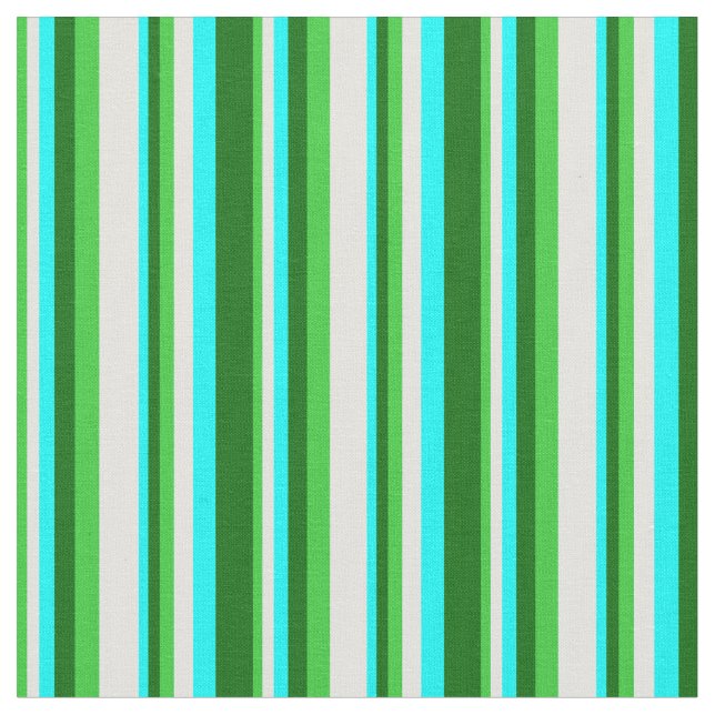 Tissu Vert citron vert, Cyan clair, Aqua et Vert foncé (Fermer)