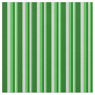 Tissu Vert citron vert, gris clair et vert foncé