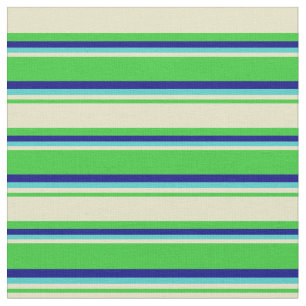 Tissu Vert citron vert, Paruline d'or pâle, Turquoise et