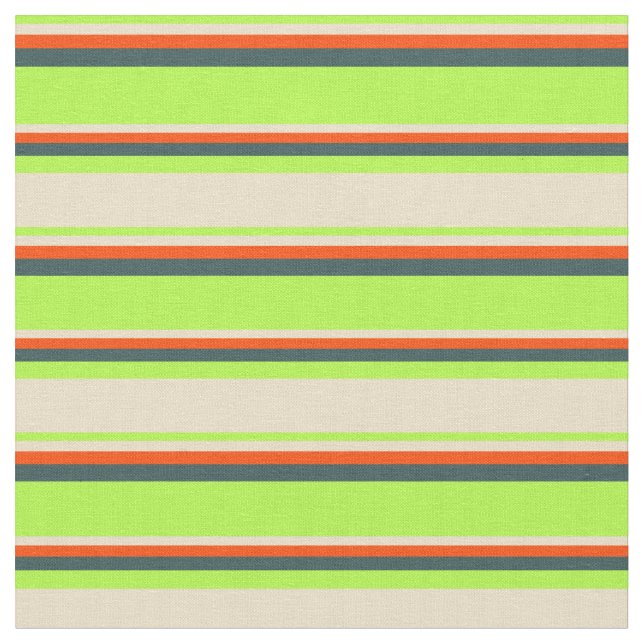 Tissu Vert clair, bronzé, rouge et gris ardoise foncé Mo (Fermer)