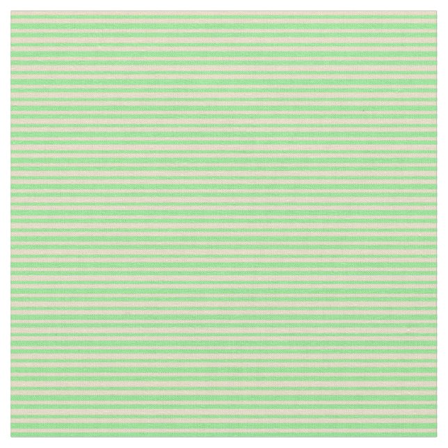 Tissu Vert clair et couleur bronze Motif de bandes (Fermer)