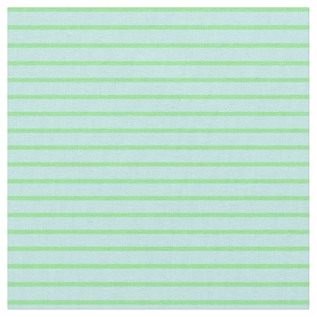 Tissu Vert clair et turquoise Linge/Motif rayé (Fermer)