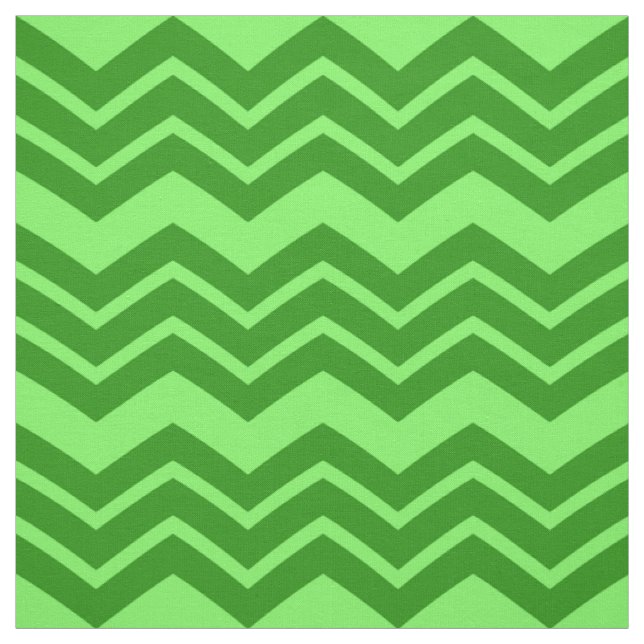 Tissu Vert clair et vert foncé Motif Chevron (Échantillon)