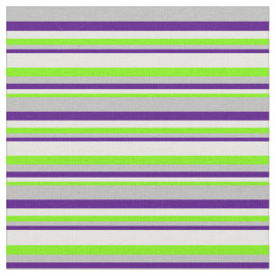 Tissu Vert, Crème à la menthe, Indigo et Motif gris