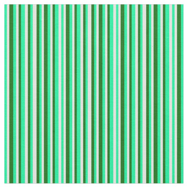 Tissu Vert, Cyan clair et Motif rayé vert foncé (Fermer)