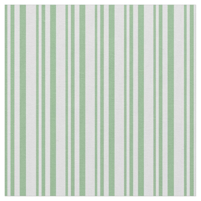 Tissu Vert de mer foncée et Motif rayé de lavande (Fermer)