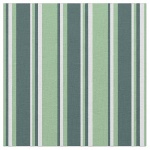 Tissu Vert de mer foncée, gris d'ardoise foncée et lavan