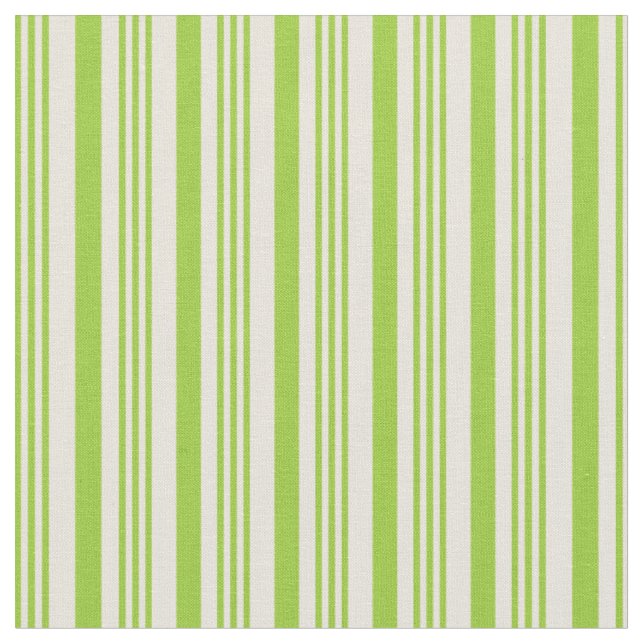 Tissu Vert et beige rayé/carrelé Motif (Fermer)