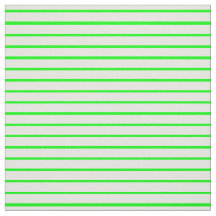 Tissu vert et blanc au néon de rayure