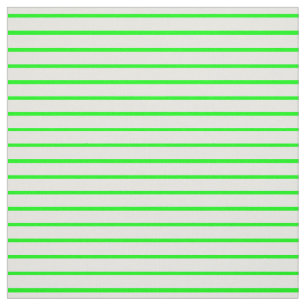 Tissu vert et blanc au néon de rayure
