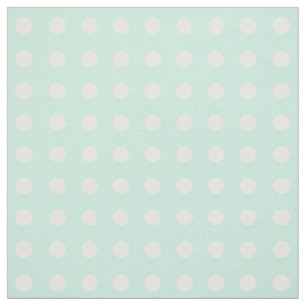 tissu vert et blanc en bon état de pois
