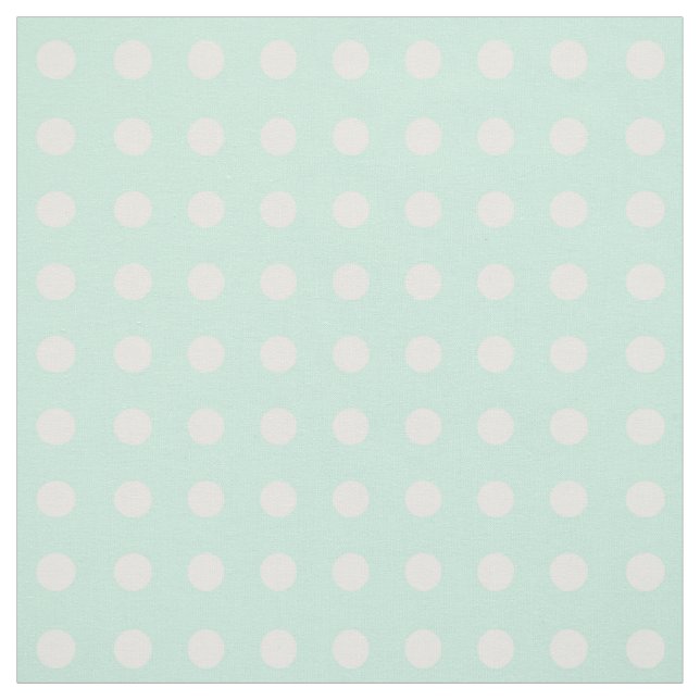 tissu vert et blanc en bon état de pois (Échantillon)