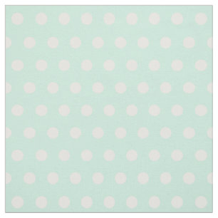 tissu vert et blanc en bon état de pois
