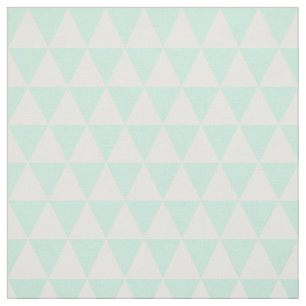 tissu vert et blanc en bon état de triangles