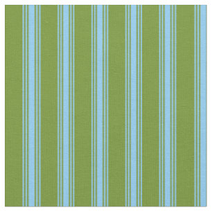 Tissu Vert et bleu ciel bleu couleur Motif