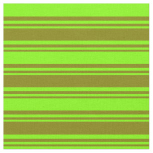 Tissu Vert et Chartreuse Couleur Motif