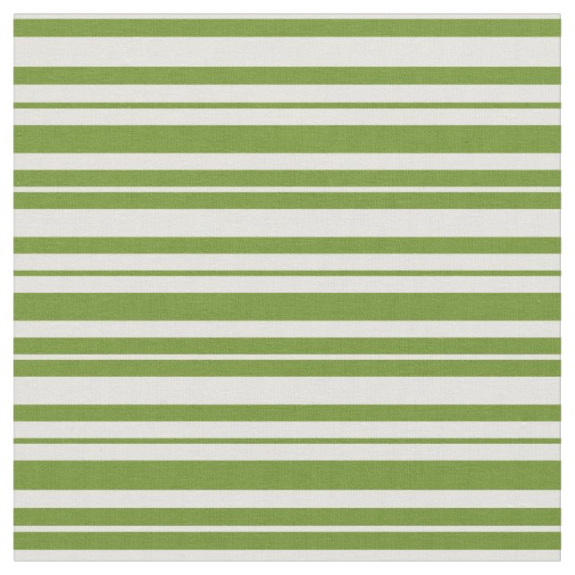 Tissu Vert et Jaune clair Motif des rayures (Fermer)