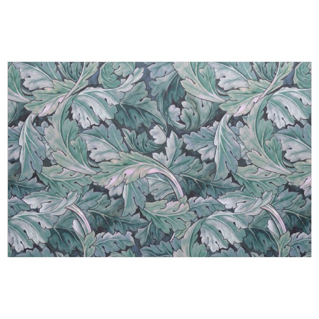 Tissu Vert et Turquoise Feuilles Morris (Fat Quarter)