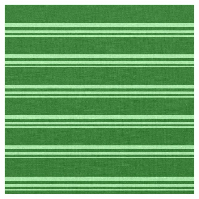 Tissu Vert et vert foncé Motif des rayures (Fermer)