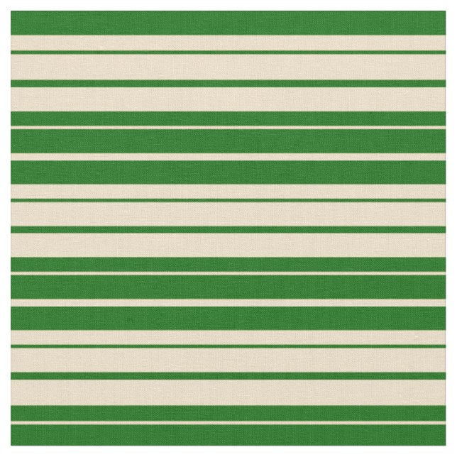 Tissu Vert foncé et Motif rayé de couleur bronze (Fermer)
