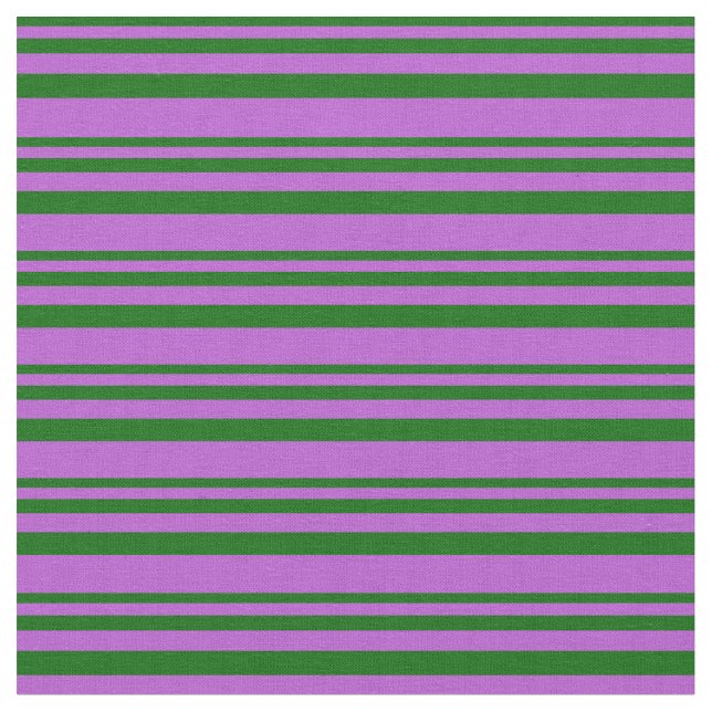 Tissu Vert foncé et orchidée couleur Motif (Fermer)
