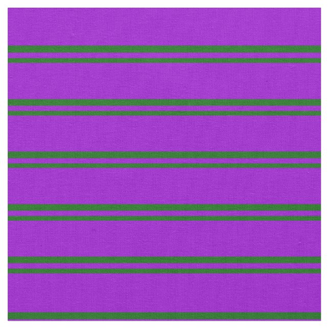 Tissu Vert foncé et violet foncé couleur Motif de lin (Fermer)