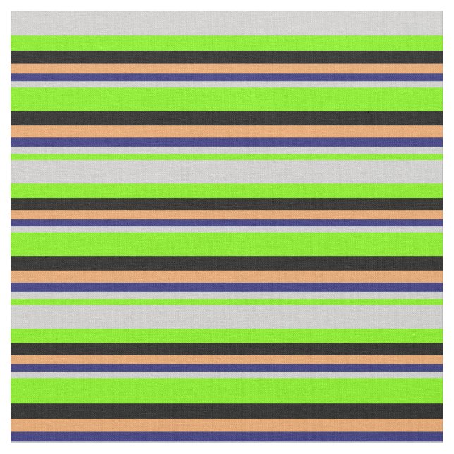 Tissu Vert, gris clair, bleu nuit, Brown et noir (Fermer)