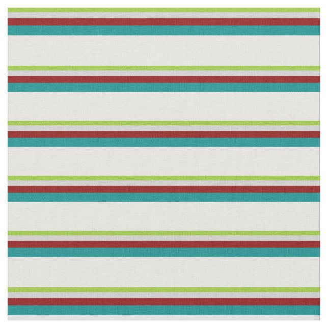 Tissu Vert, Gris clair, Rouge foncé, Cyan foncé, Crème à (Fermer)