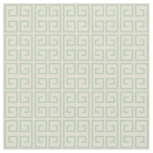 Tissu Vert menthe Motif de bloc