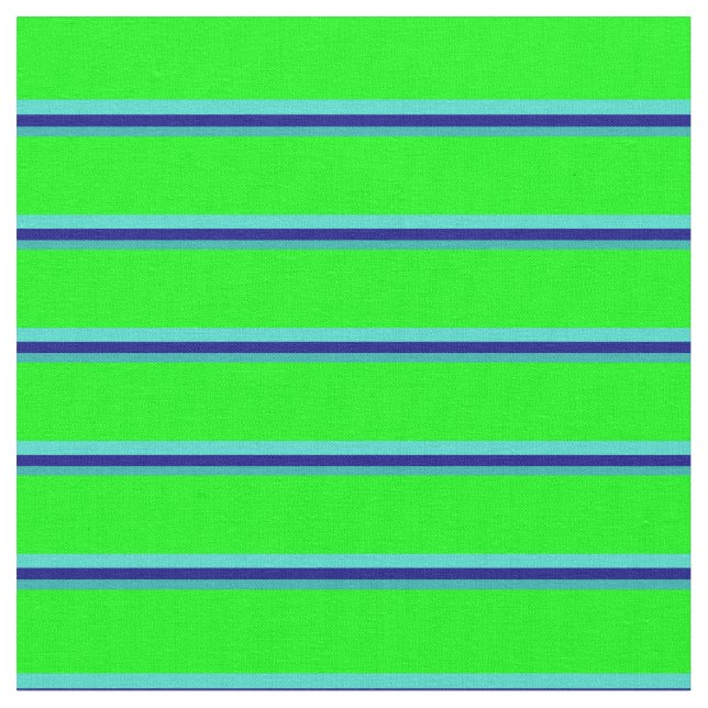 Tissu Vert mer clair, bleu, turquoise et citron vert (Fermer)