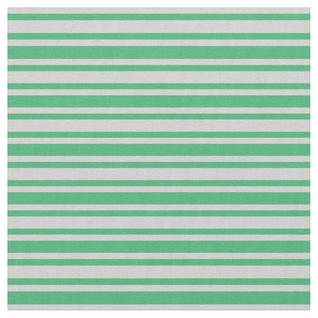 Tissu Vert mer et gris clair lignes/rayures Motif (Fermer)