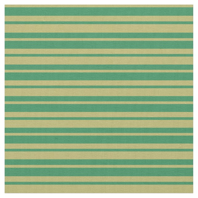 Tissu Vert mer et Motif kaki foncé (Fermer)
