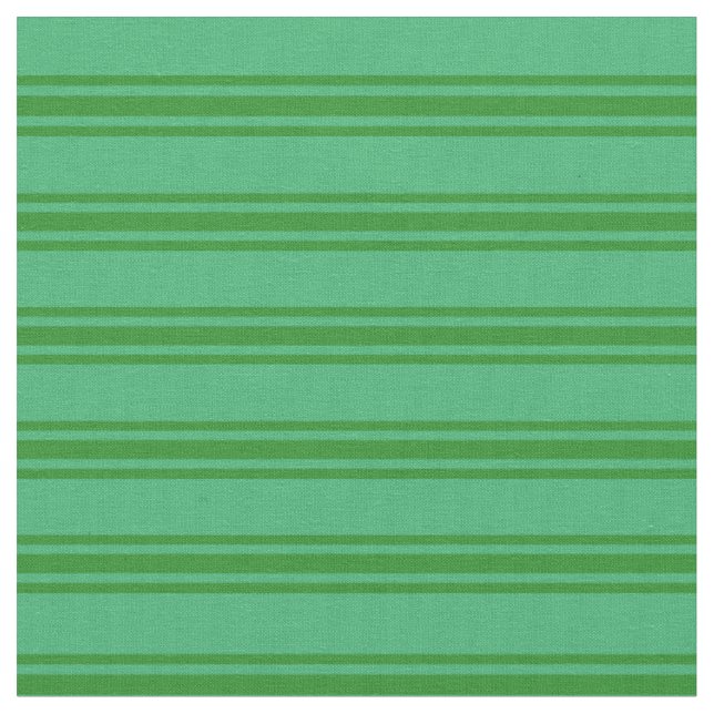 Tissu Vert mer et vert forêt Motif rayé de couleur verte (Fermer)