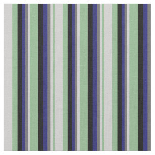 Tissu Vert mer, gris clair, gris clair, gris clair, bleu