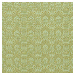 Tissu vert naturel de dessous de verre de brocards