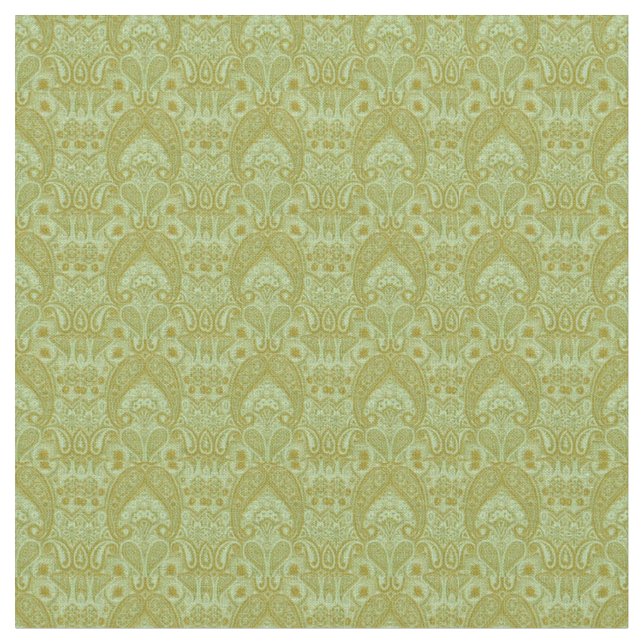 Tissu vert naturel de dessous de verre de brocards (Fermer)