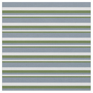 Tissu Vert olive foncé, Lavande et gris ardoise clair