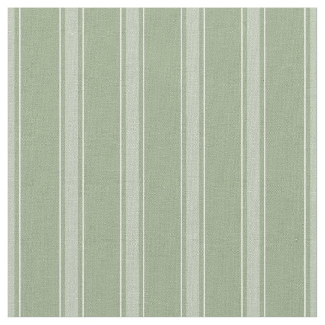 Tissu Vert Sauge & Rayures Vert Gris Clair (Fermer)
