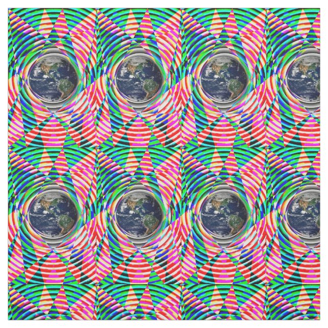 Tissu Vibes de la Terre par Kenneth Yoncich (Échantillon)