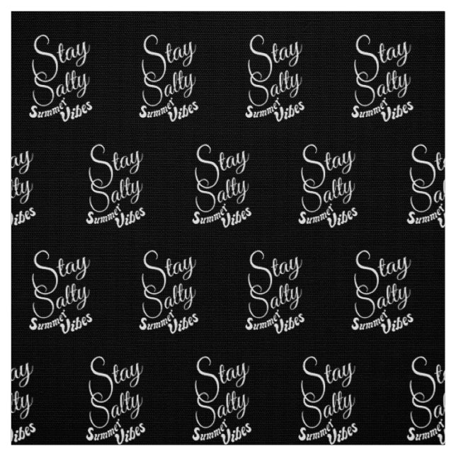 Tissu Vibes d'été restées salées (Échantillon)
