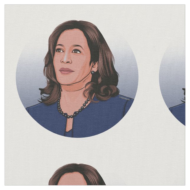 Tissu Vice-Président Kamala Harris (Fermer)